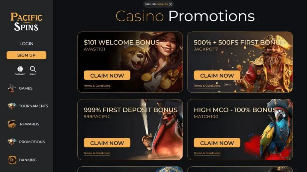 Pacific Spins Casino